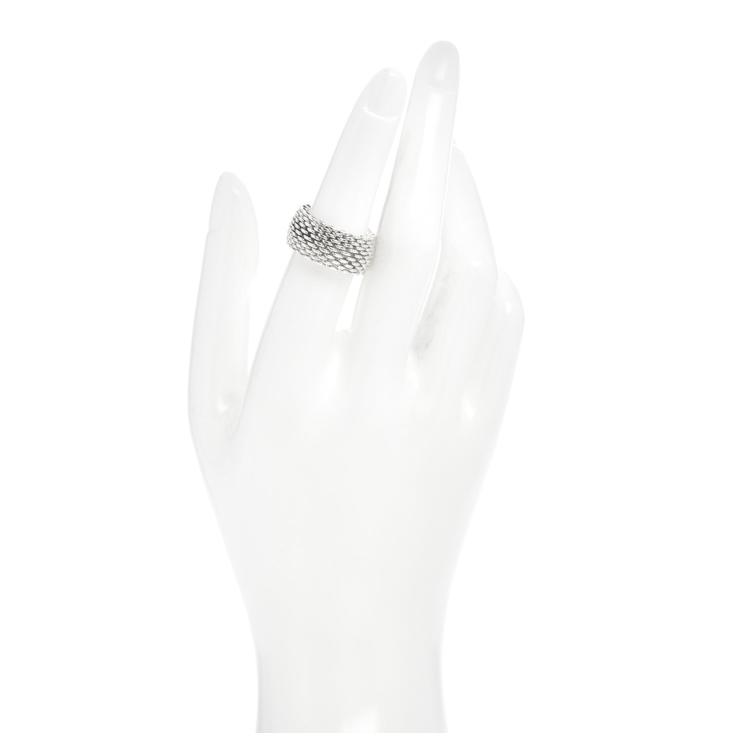 Sterling Silver Somerset Mesh Ring 49 5
