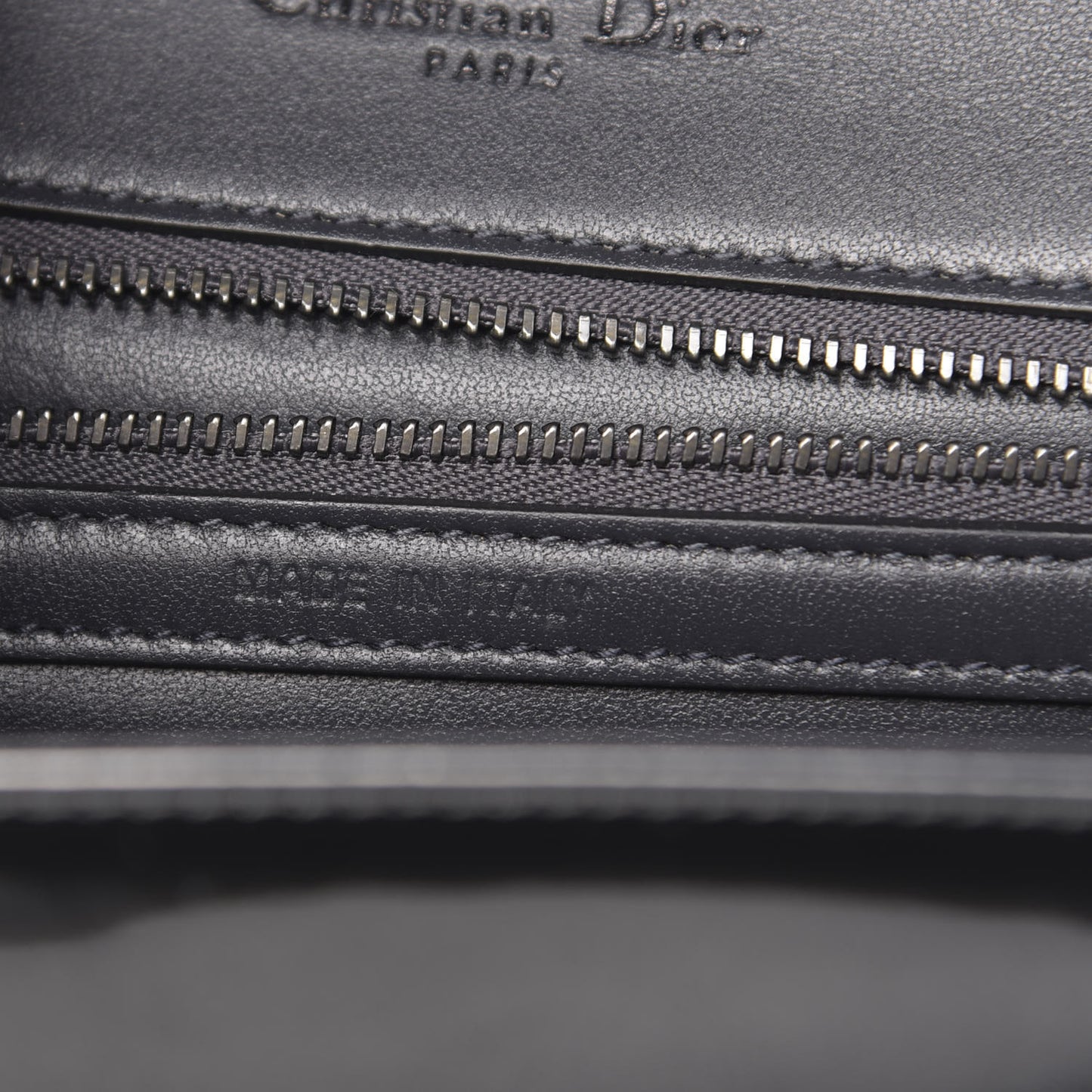 Metallic Patent Micro-Cannage Medium Diorama Flap Bag Onyx Black