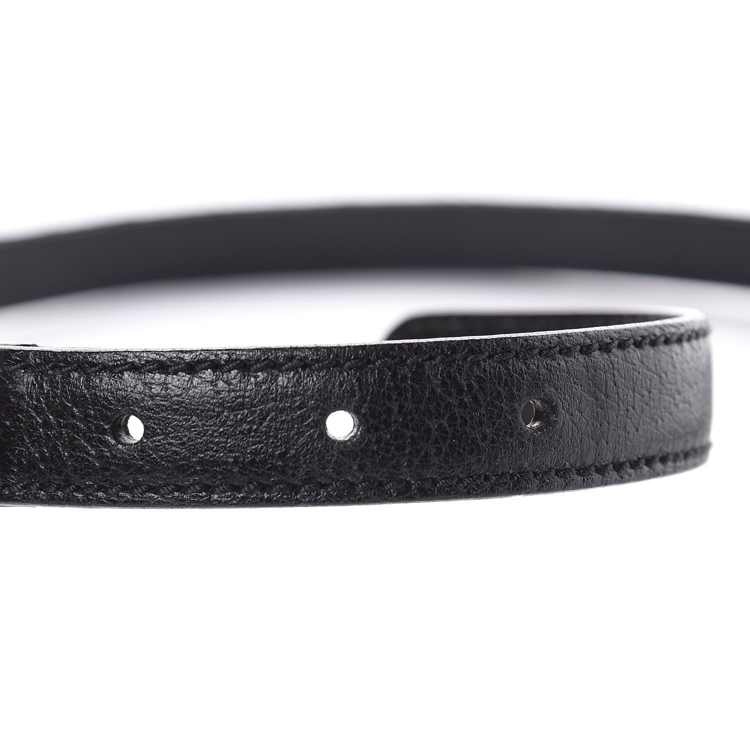 Gucci Canvas Web Interlocking G Belt 80 32 Black 5 of 6