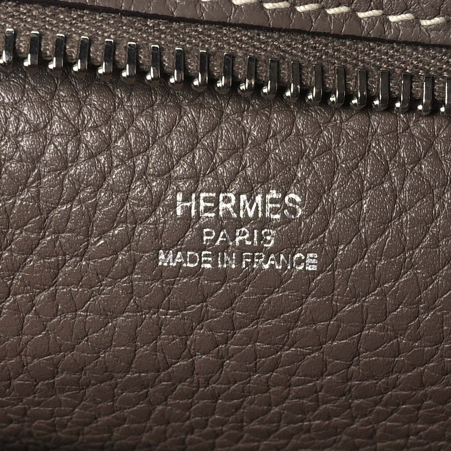 Hermes Taurillon Clemence Sac Good News PM Etoupe 6 of 12