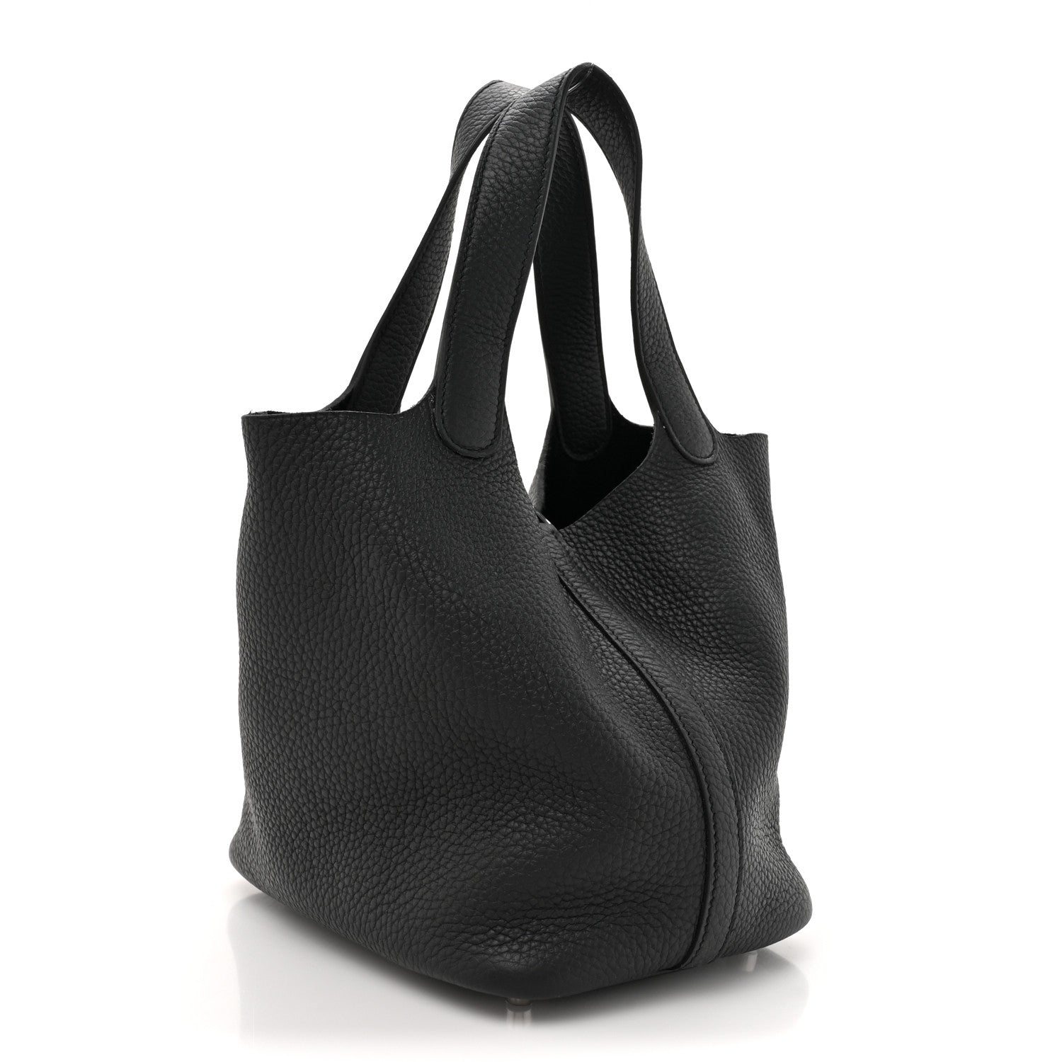 Hermes Taurillon Clemence Picotin Lock 18 PM Black 3 of 11