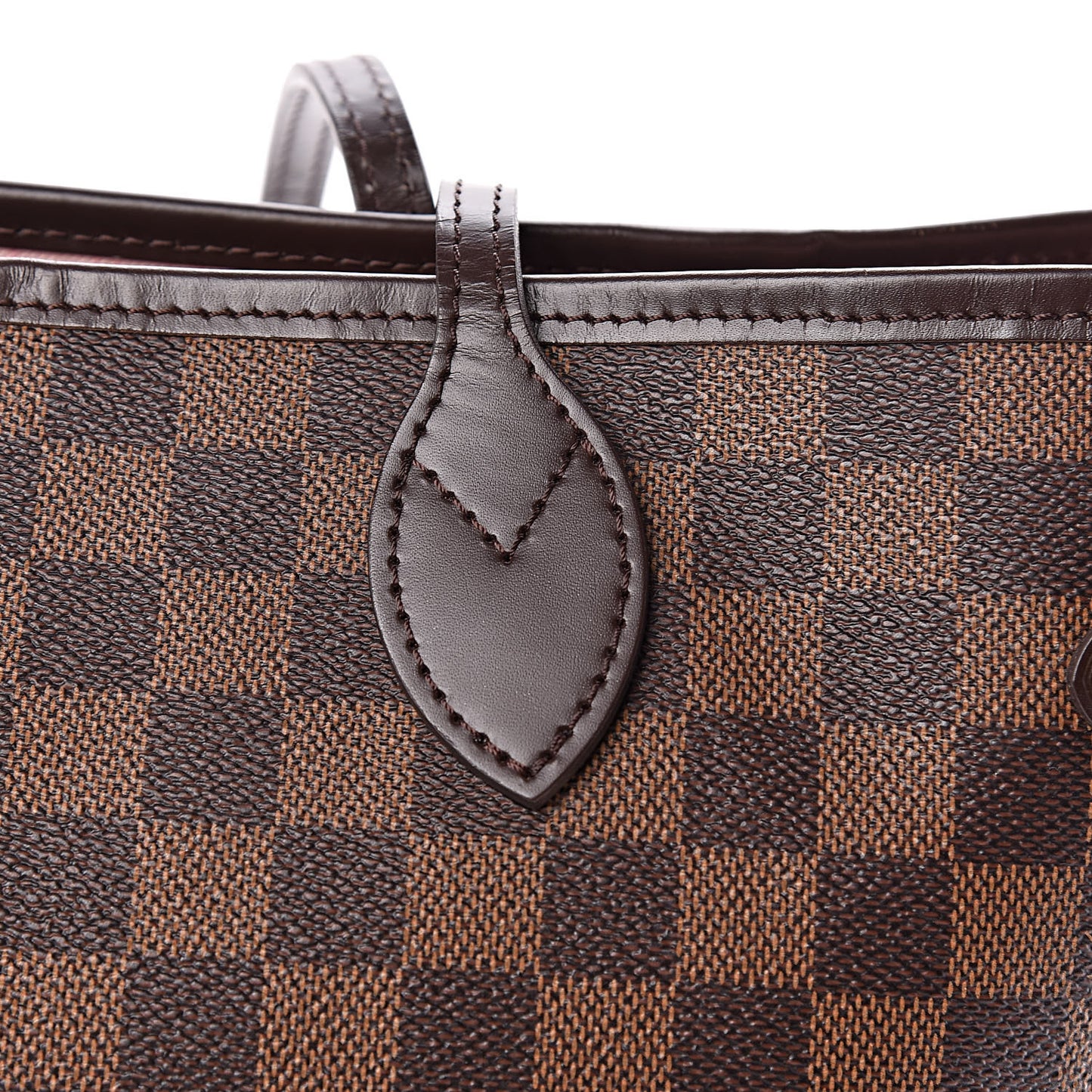 Damier Ebene Neo Neverfull MM Rose Ballerine