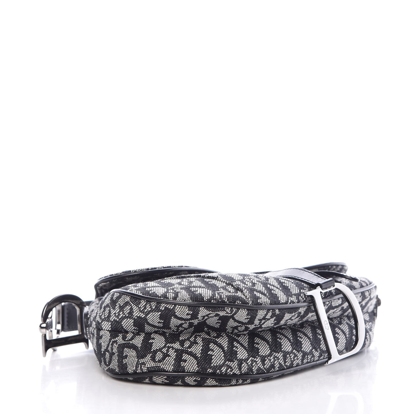 Monogram Saddle Bag Black