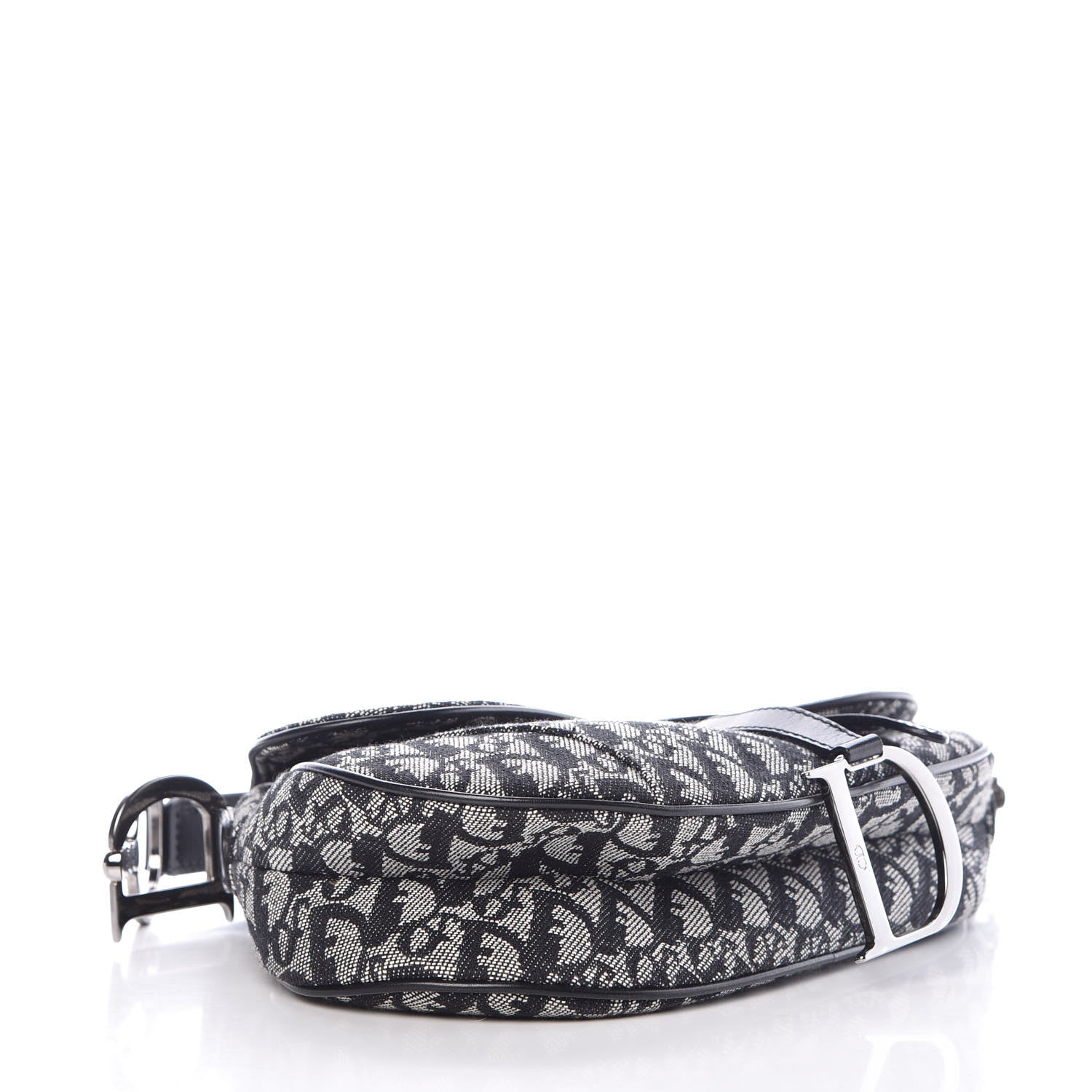 Christian Dior Monogram Saddle Bag Black 4 of 8