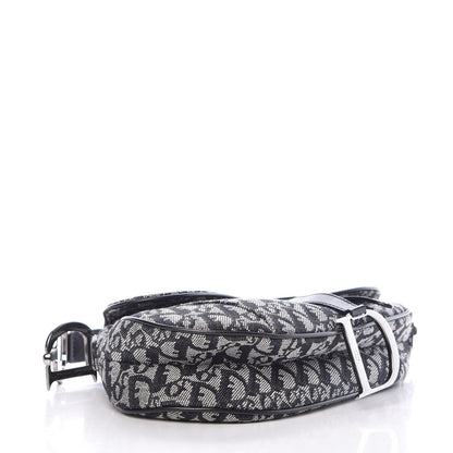 Christian Dior Monogram Saddle Bag Black 4 of 8