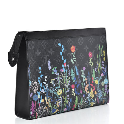 Louis Vuitton Monogram Eclipse Folia Pochette Voyage MM 2 of 7