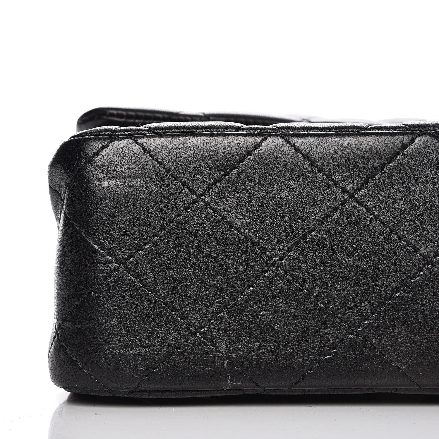 Chanel Lambskin Quilted Medium Double Flap Black 9 of 11