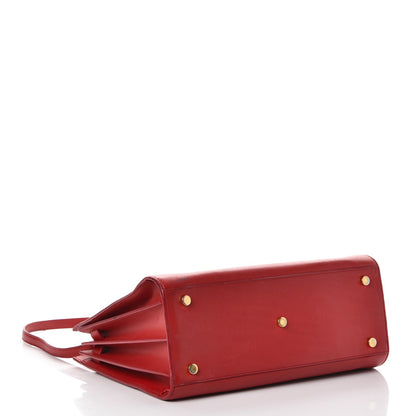 Saint Laurent Calfskin Small Sac De Jour Lipstick Red 5 of 13