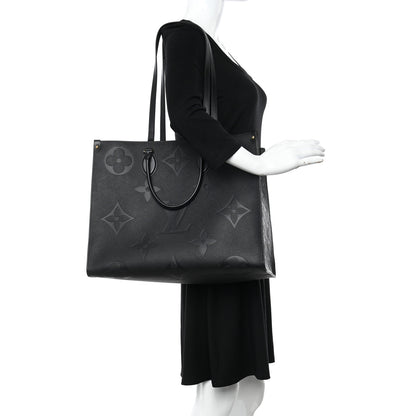 Louis Vuitton Empreinte Monogram Giant Onthego GM Black 2 of 9