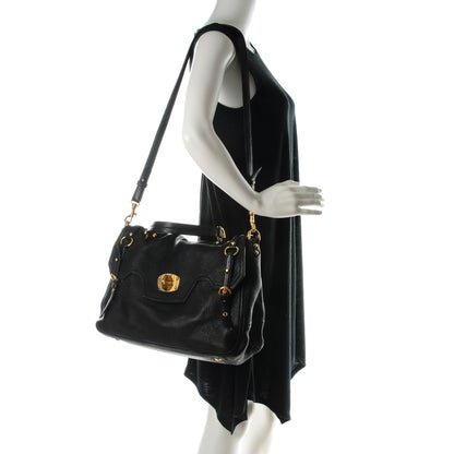 Miu Miu Cervo East-West Flap Satchel Nero Black 2 of 10
