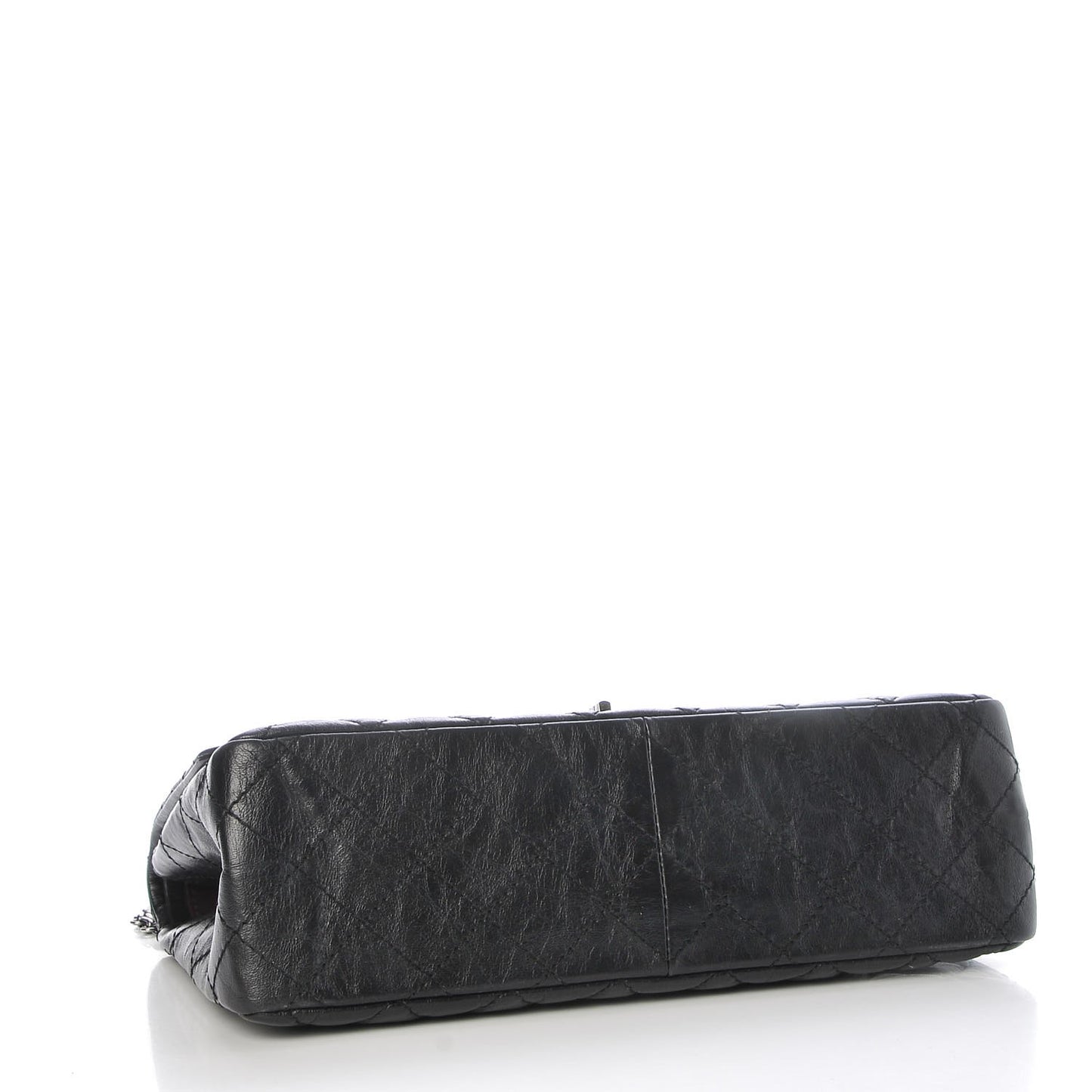 Aged Calfskin Quilted 2.55 Reissue 226 Flap Black