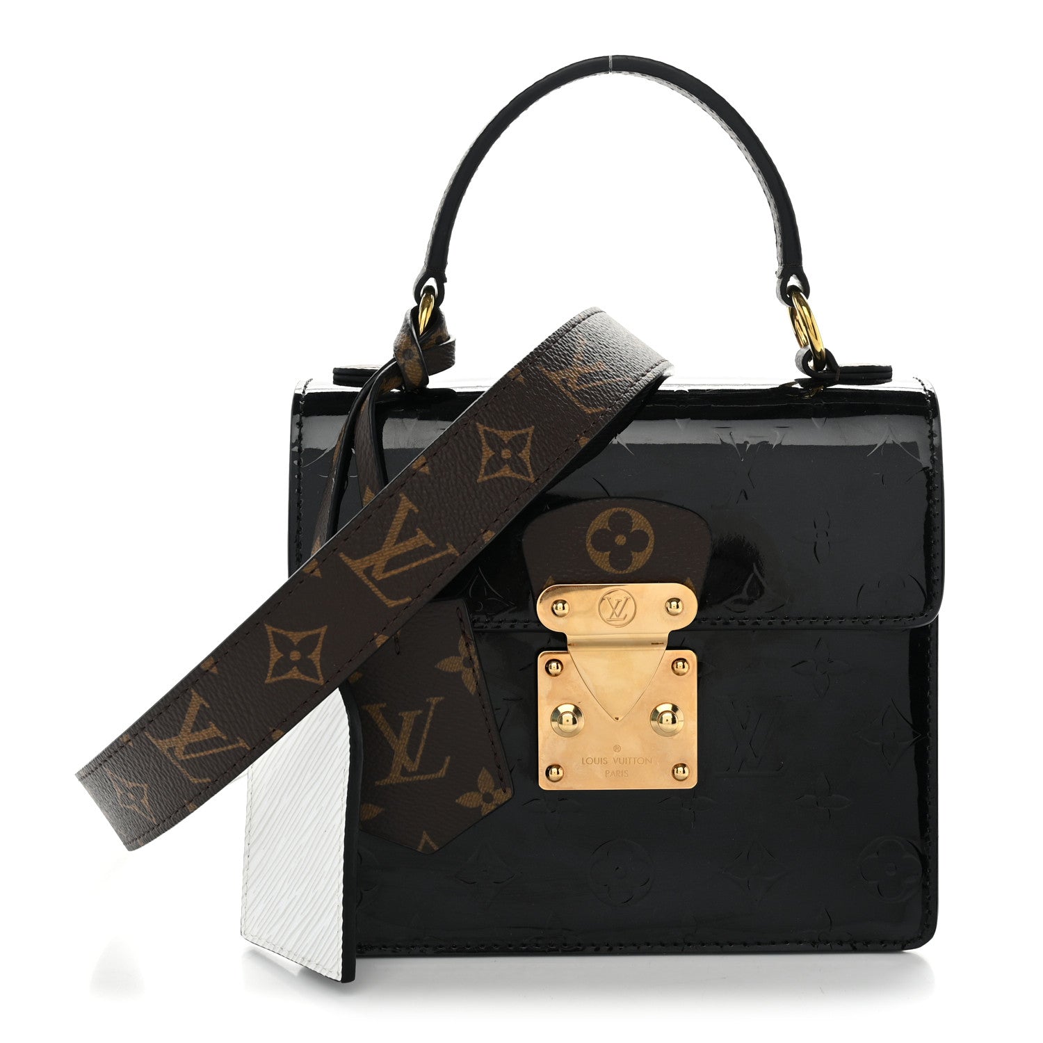 Louis Vuitton Vernis Epi Monogram Spring Street Black 1 of 10