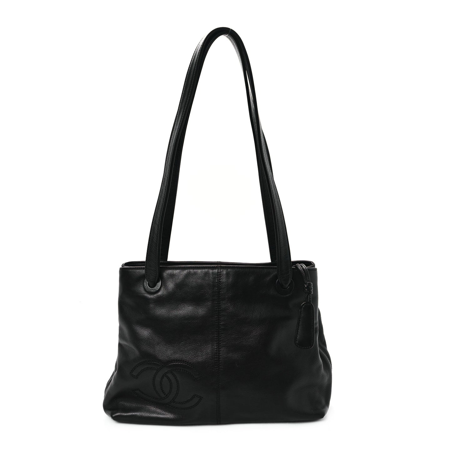 Lambskin CC Shoulder Bag Black