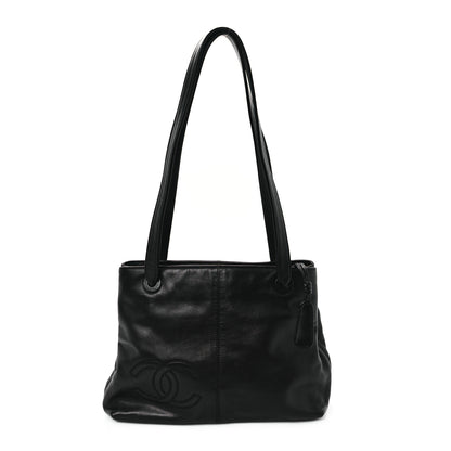 Chanel Lambskin CC Shoulder Bag Black 1 of 12