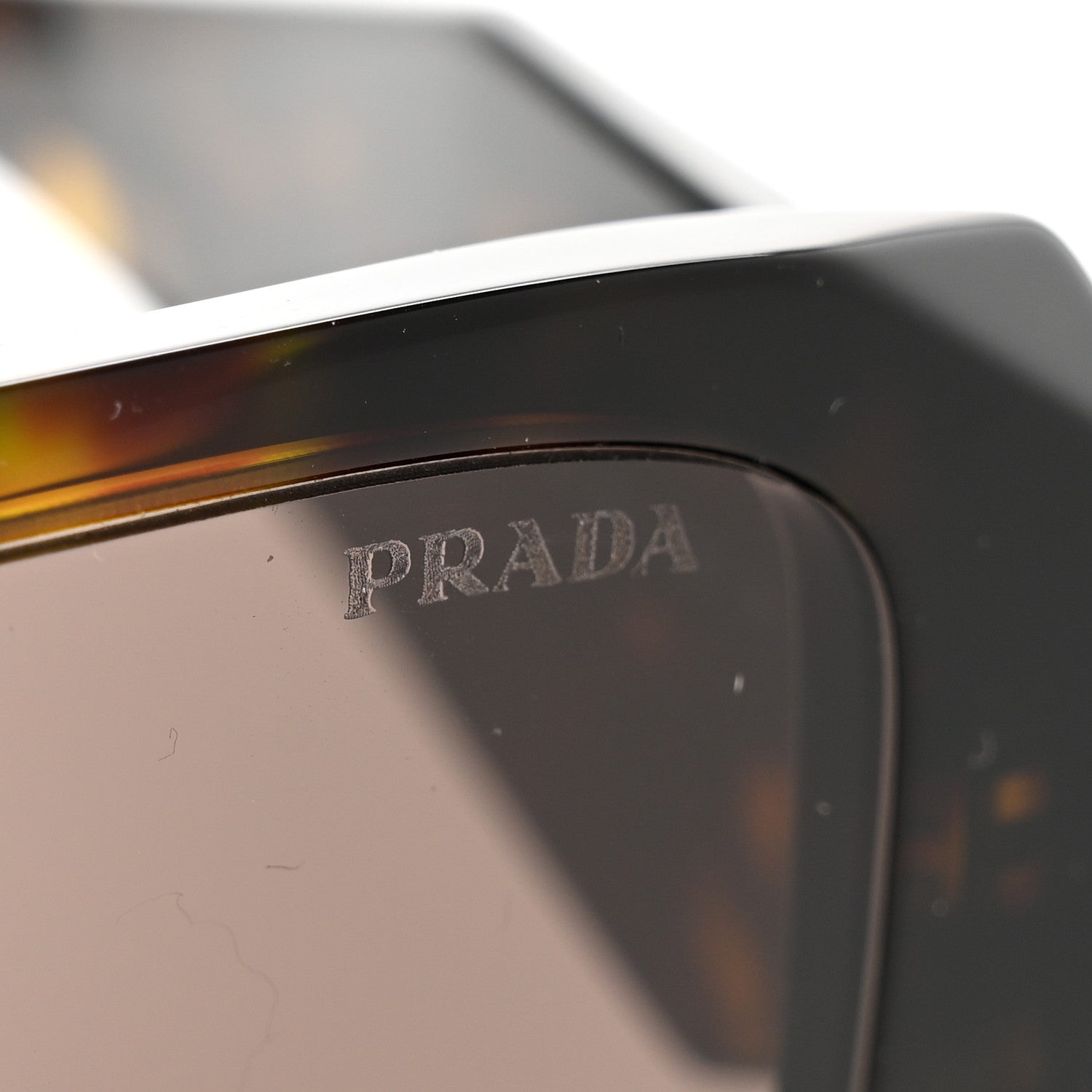 Prada Acetate Symbole Marbled Sunglasses SPR 17W Tortoise 7 of 8