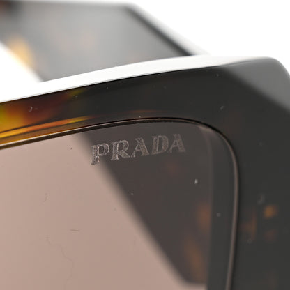 Prada Acetate Symbole Marbled Sunglasses SPR 17W Tortoise 7 of 8