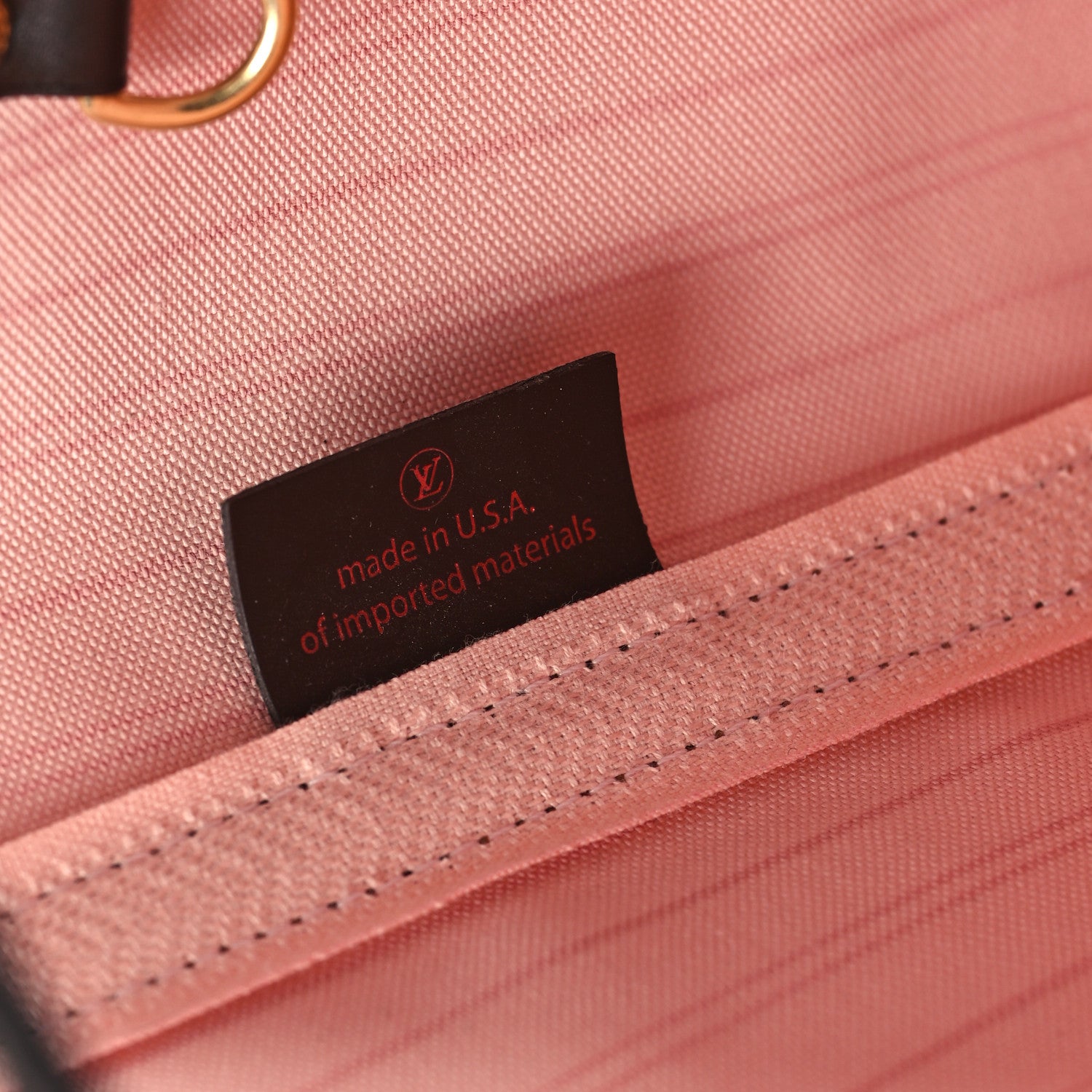 Louis Vuitton Damier Ebene Neo Neverfull MM Rose Ballerine 7 of 11