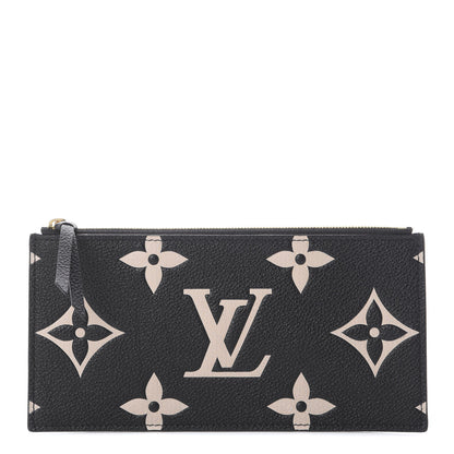Louis Vuitton Empreinte Monogram Giant Crafty Pochette Felicie Zippered Insert Black 1 of 5