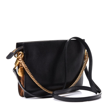 Givenchy Goatskin Suede Cross 3 Crossbody Bag Black Leopard 3 of 14