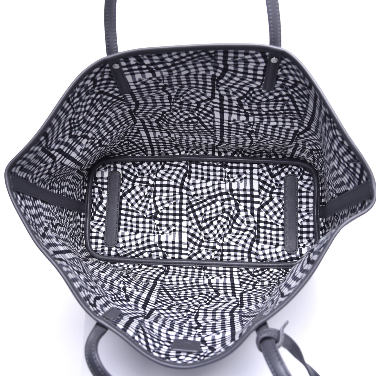 Visetos Medium Reversible Shopper Tote Phantom Grey