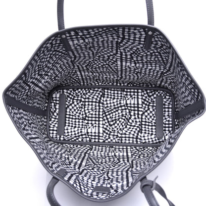 MCM Visetos Medium Reversible Shopper Tote Phantom Grey 9 of 16
