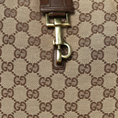 Gucci Monogram Jackie O Hobo Dark Brown 8 of 10