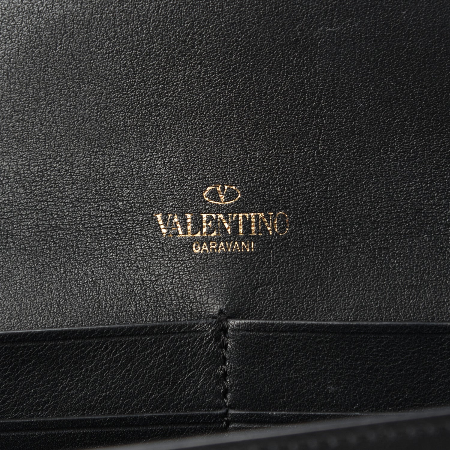 Valentino Garavani Vitello Chain Crossbody Bag Black 8 of 9