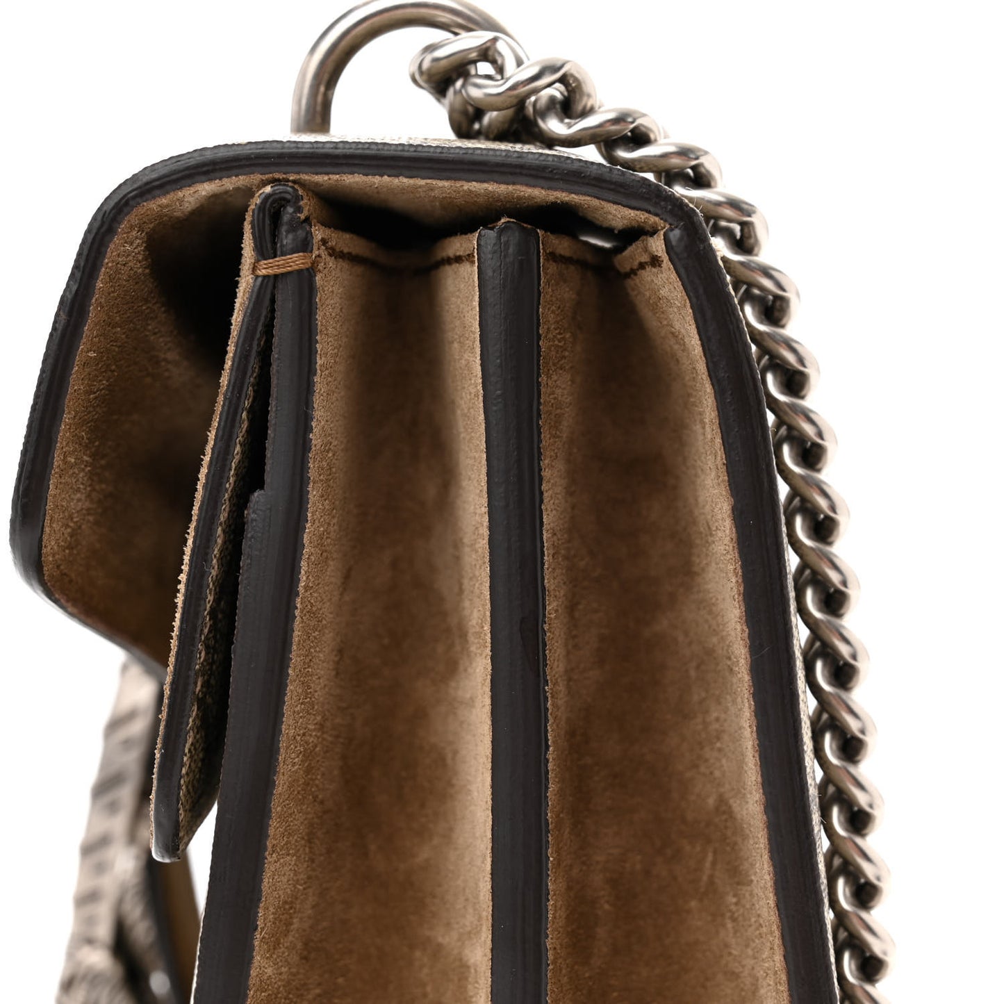 GG Supreme Monogram Small Dionysus Shoulder Bag Taupe