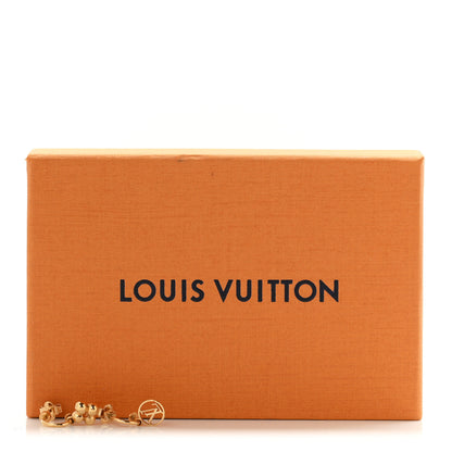 Louis Vuitton Brass Blooming Earrings Gold 5 of 5