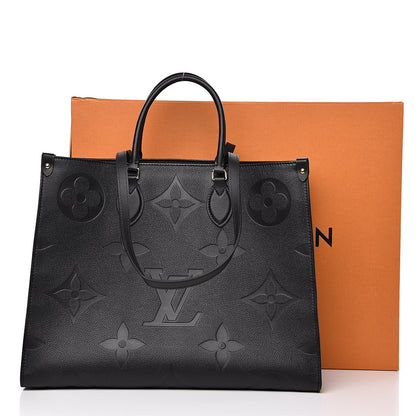 Louis Vuitton Empreinte Monogram Giant Onthego GM Black 10 of 10