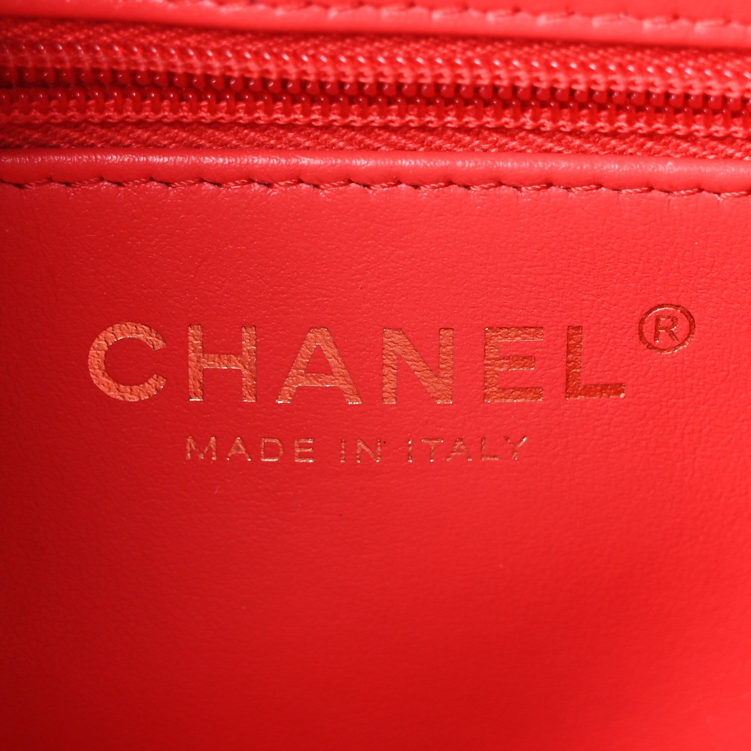 Chanel Shiny Aged Calfskin Quilted Nano Kelly Shopper Red 6 of 10
