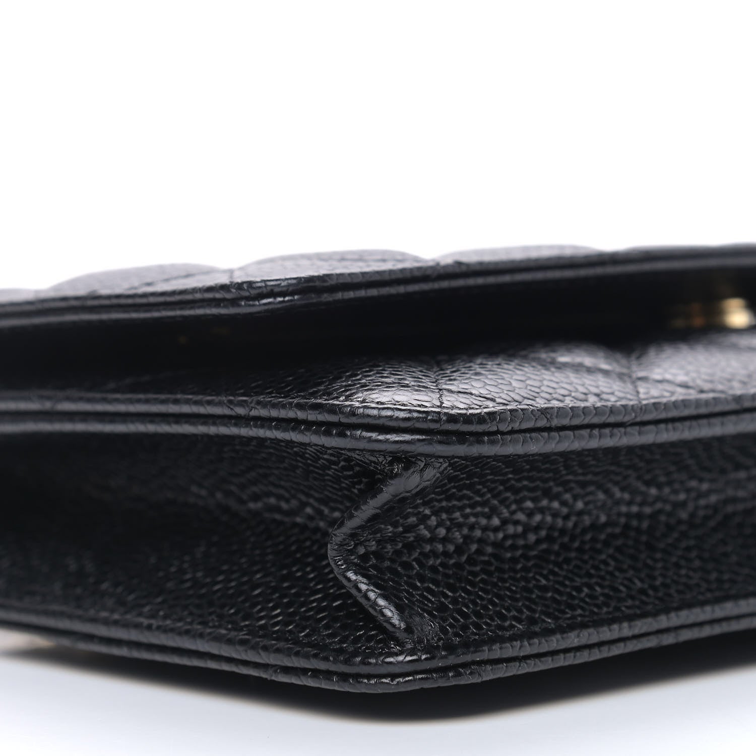 Chanel Caviar Quilted Wallet On Chain WOC Black 9 of 10