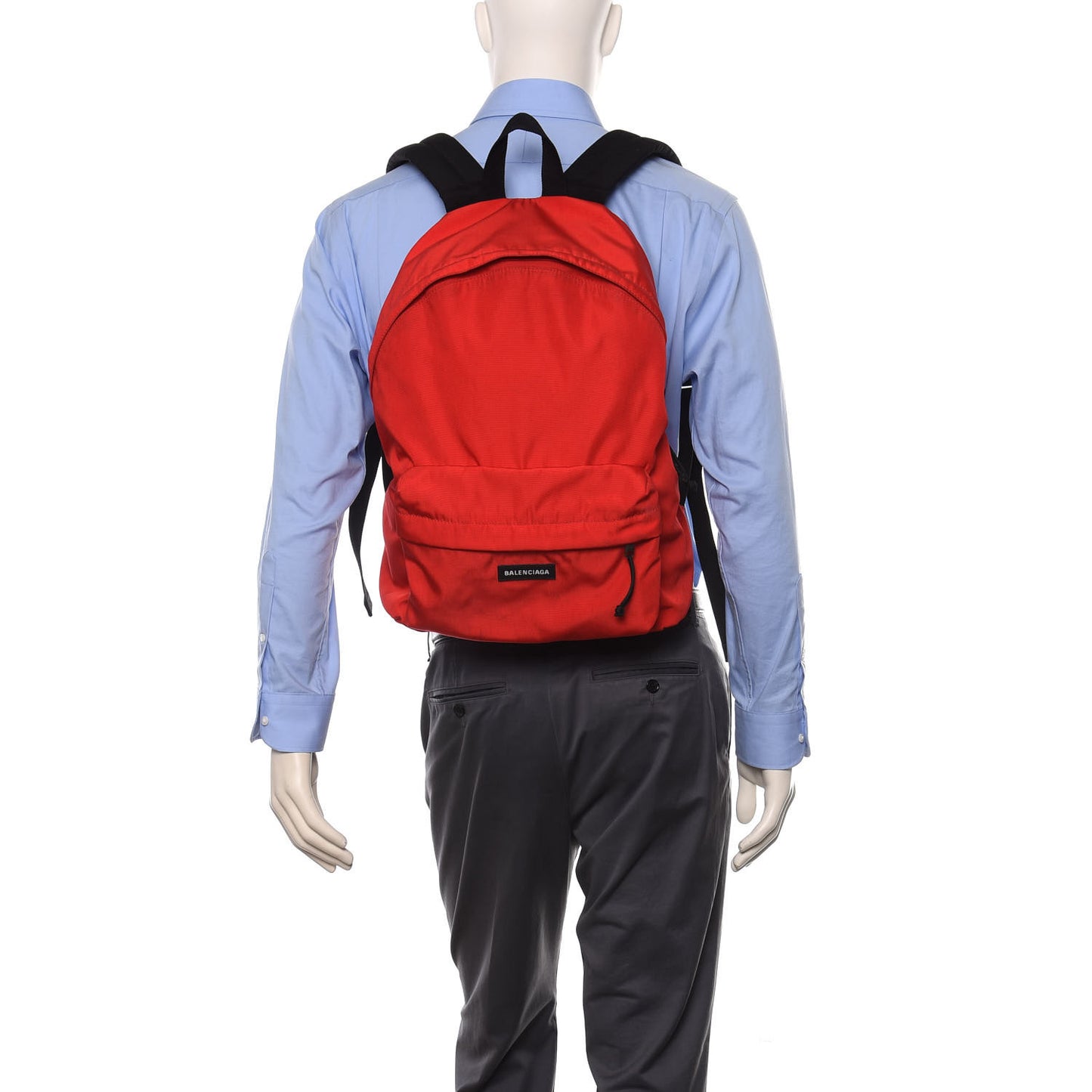 Casual Nylon Explorer Backpack Rouge Vif