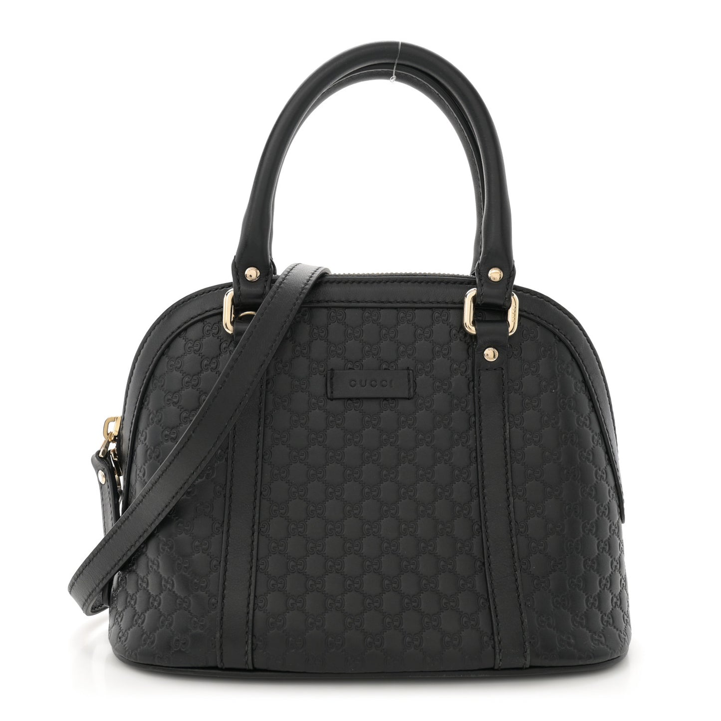 Microguccissima Mini Dome Bag Black