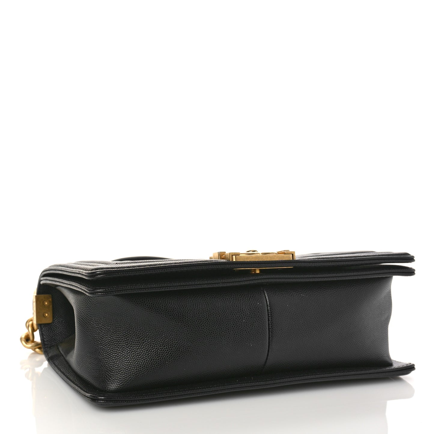 Caviar Quilted Medium Boy Flap Black
