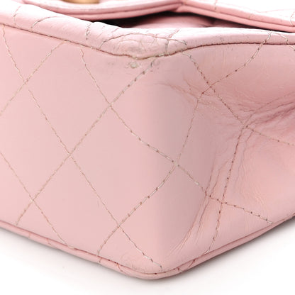 Chanel Lambskin Quilted Mini Square Flap Bag Light Pink 10 of 14