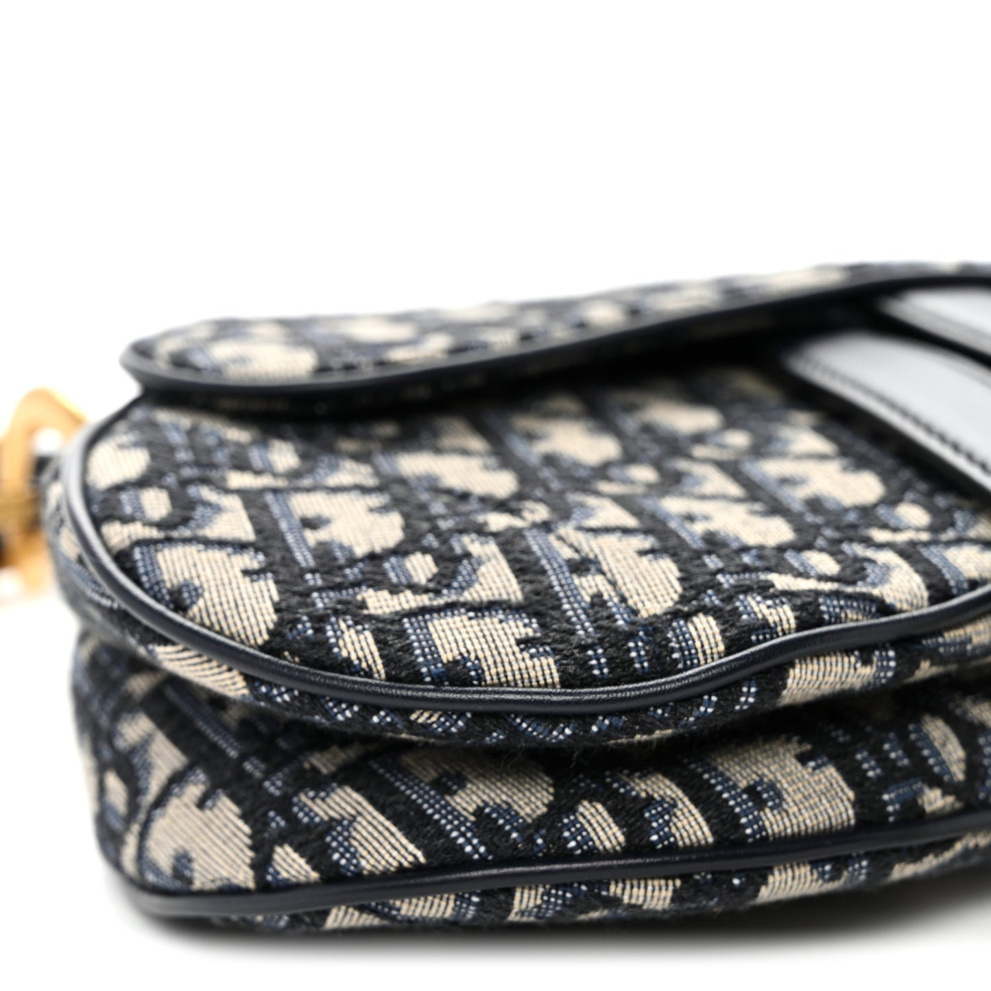 Oblique Mini Saddle Bag Blue