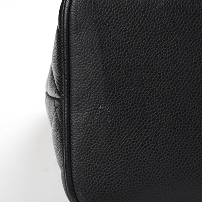 Chanel Caviar Medallion Tote Black 9 of 10