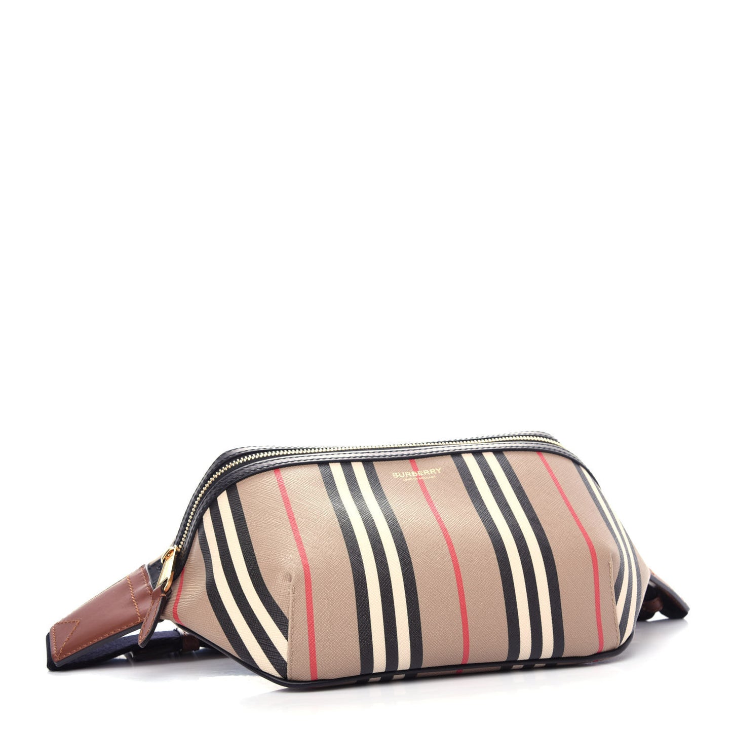 E-Canvas Icon Stripe Sonny Bum Bag Archive Beige