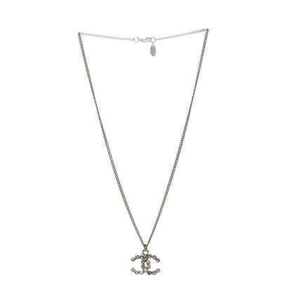 Chanel Baguette Crystal CC Necklace Light Gold 2 of 7