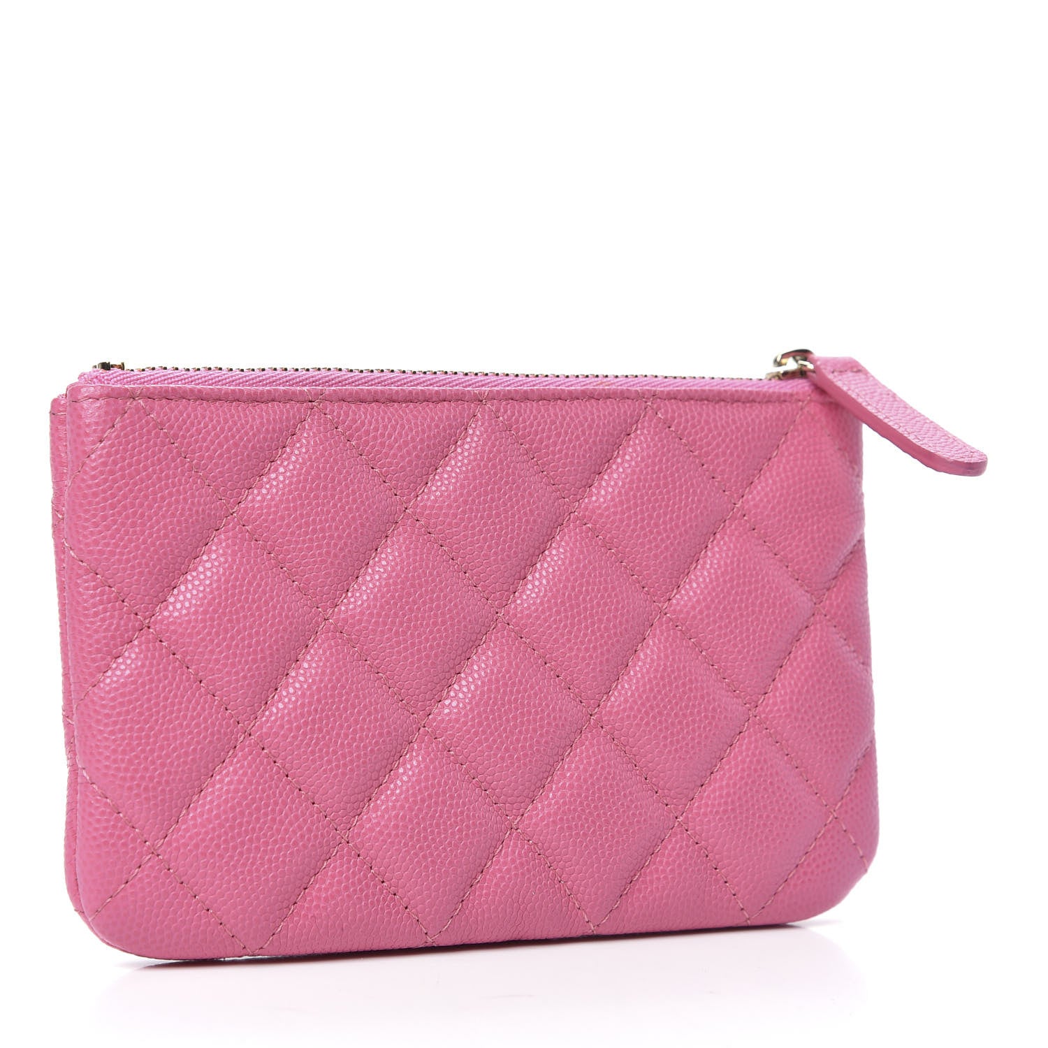 Chanel Caviar Quilted Small Cosmetic Case Pink 3 of 8