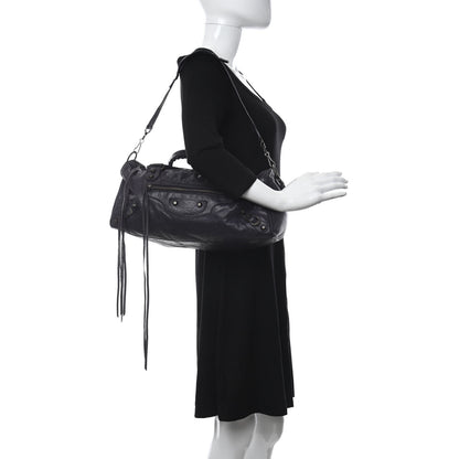 Balenciaga Agneau Classic Hardware Twiggy Ink 2 of 17