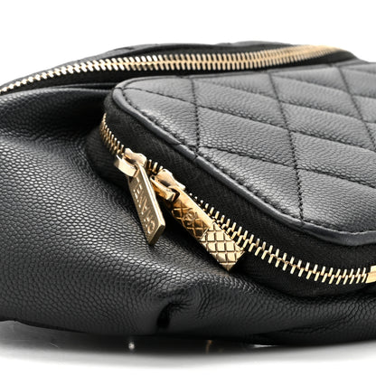 Chanel Caviar Quilted Business Affinity Waist Belt Bag Black 10 of 11