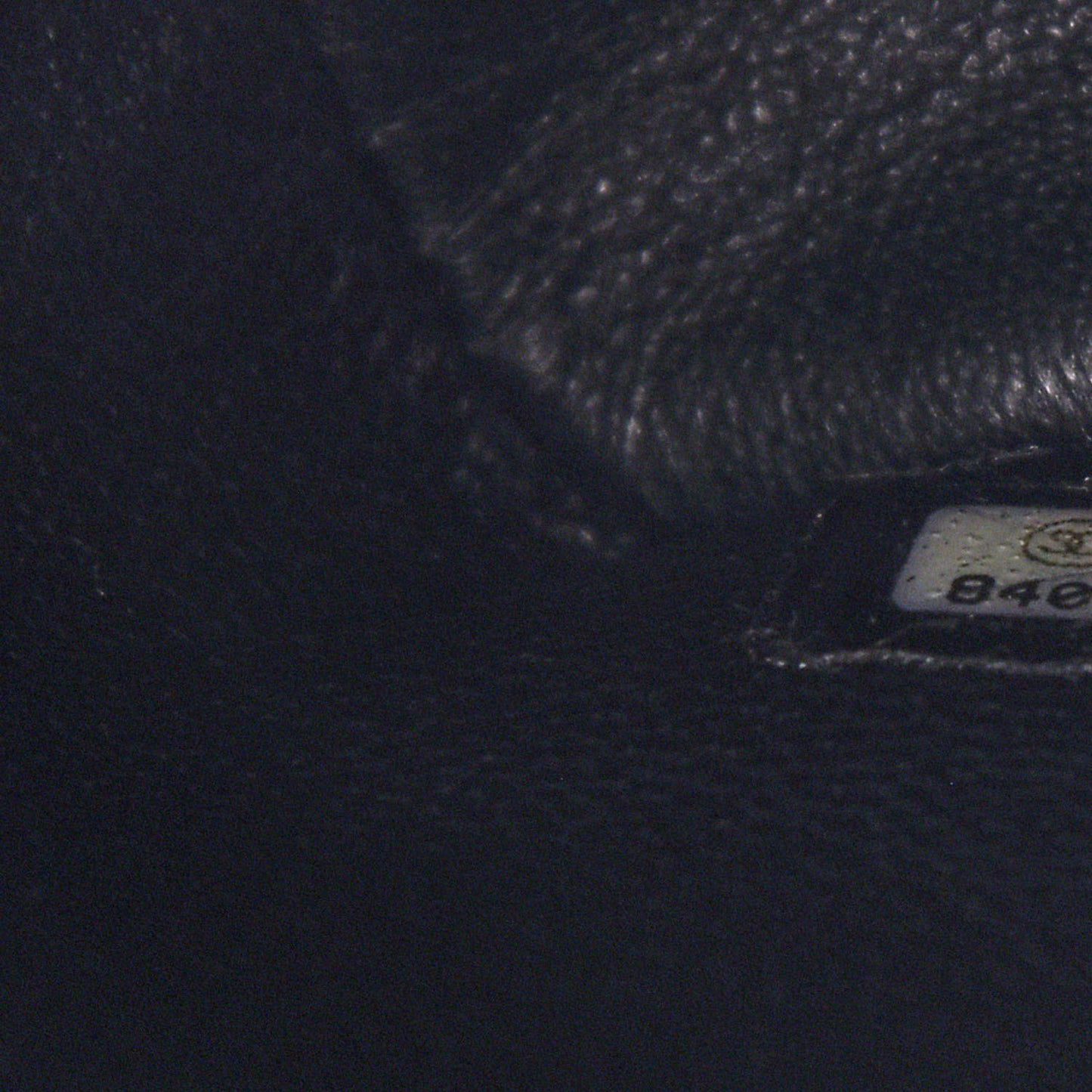 Caviar Quilted Medallion Tote Black