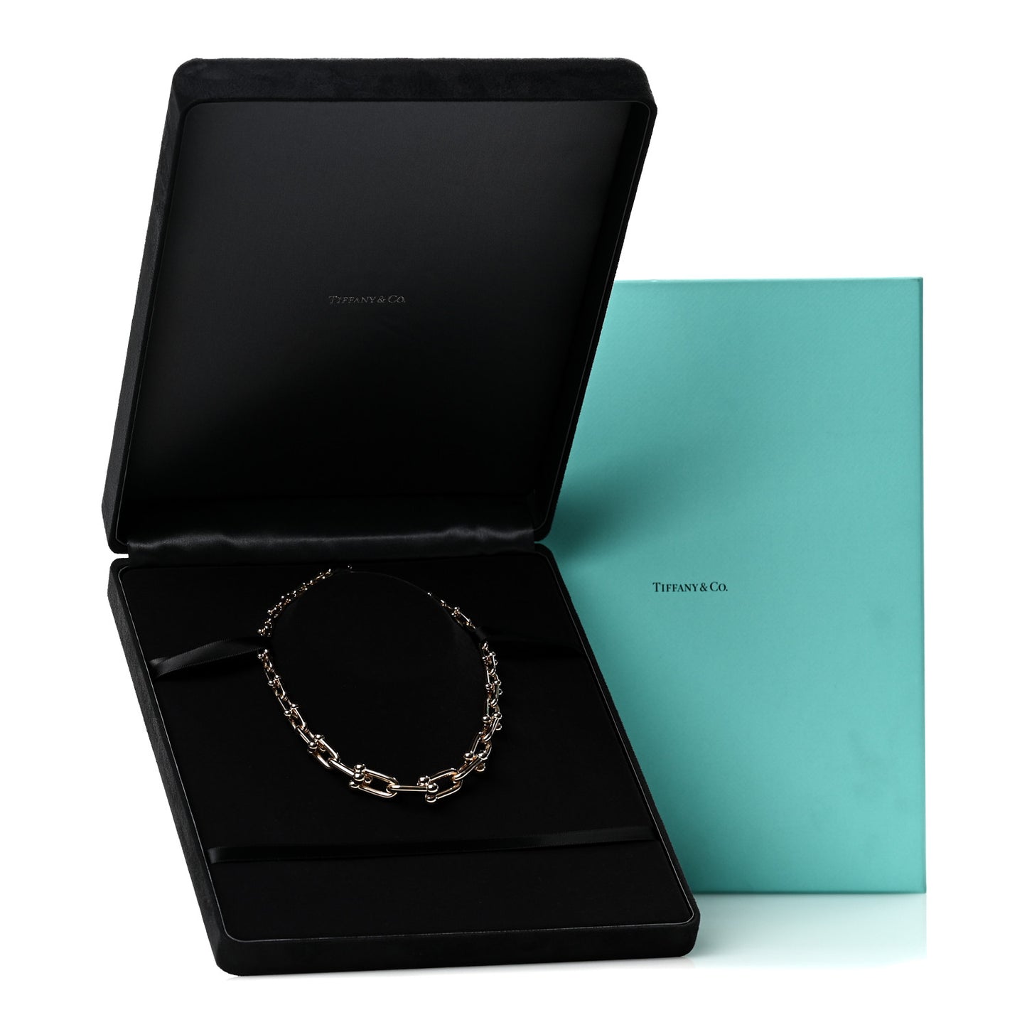 18K Rose Gold Hardwear Graduated Link Necklace