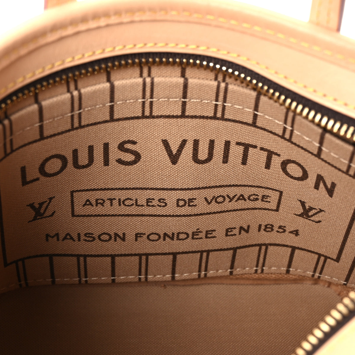 Louis Vuitton Monogram Neverfull BB Beige 5 of 10