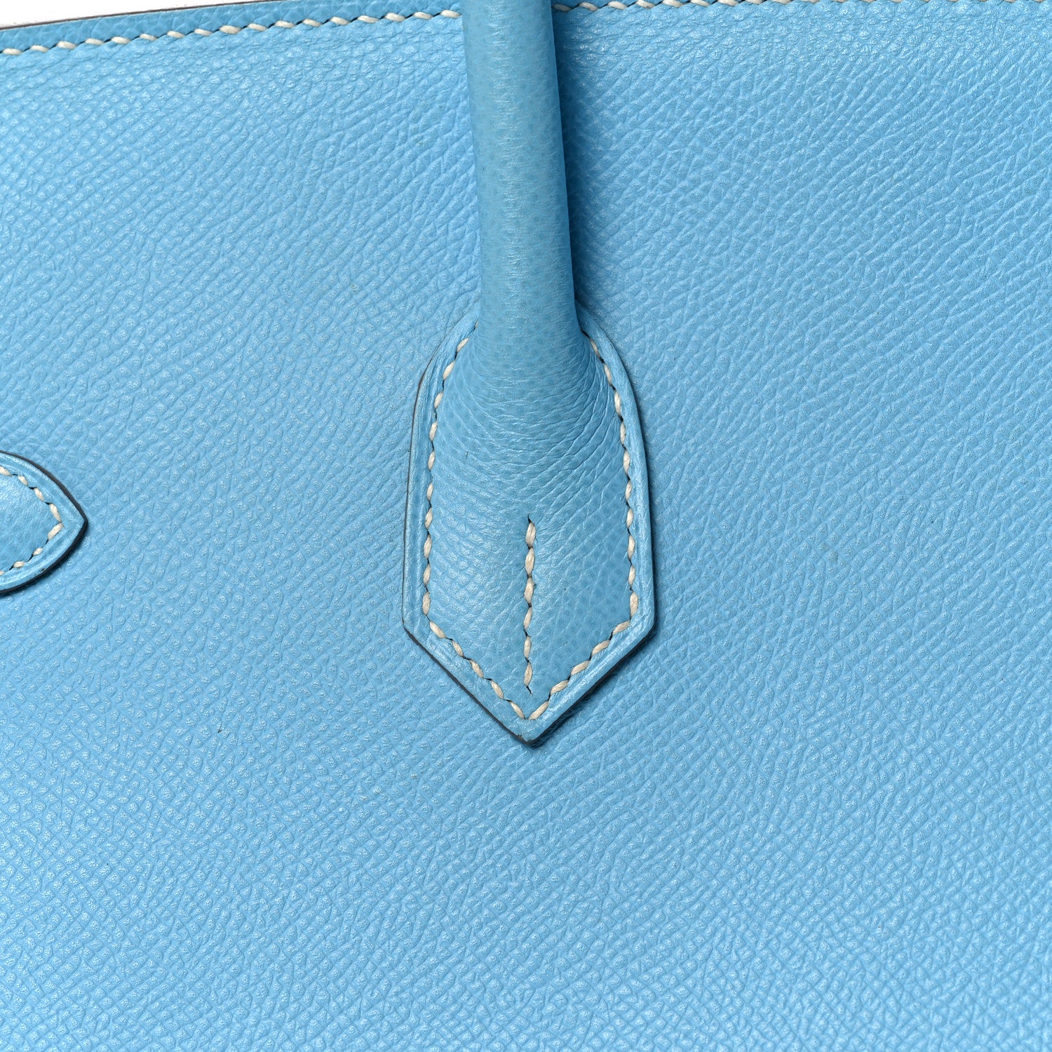 Hermes Epsom Candy Birkin 35 Celeste Mykonos 11 of 32