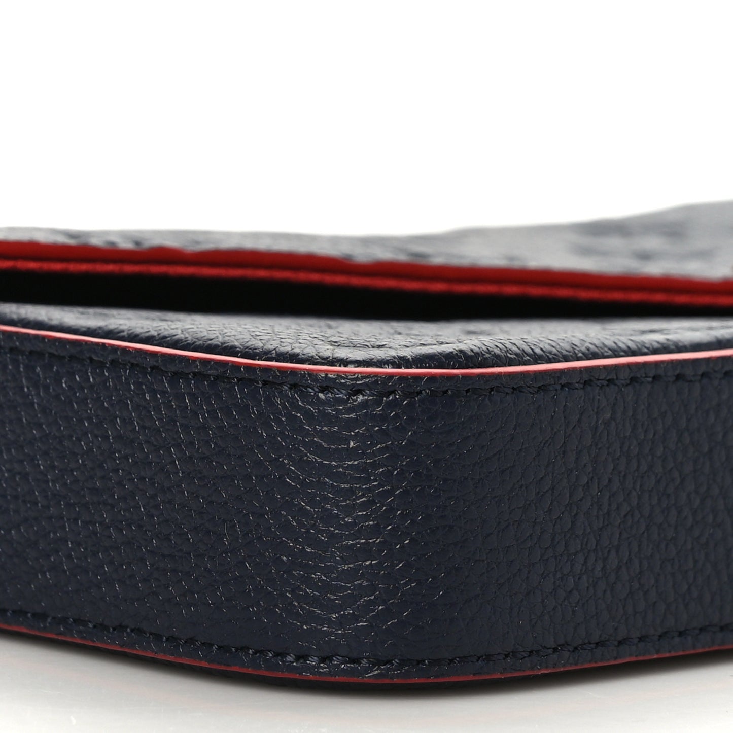 Empreinte Pochette Felicie Chain Wallet Marine Rouge