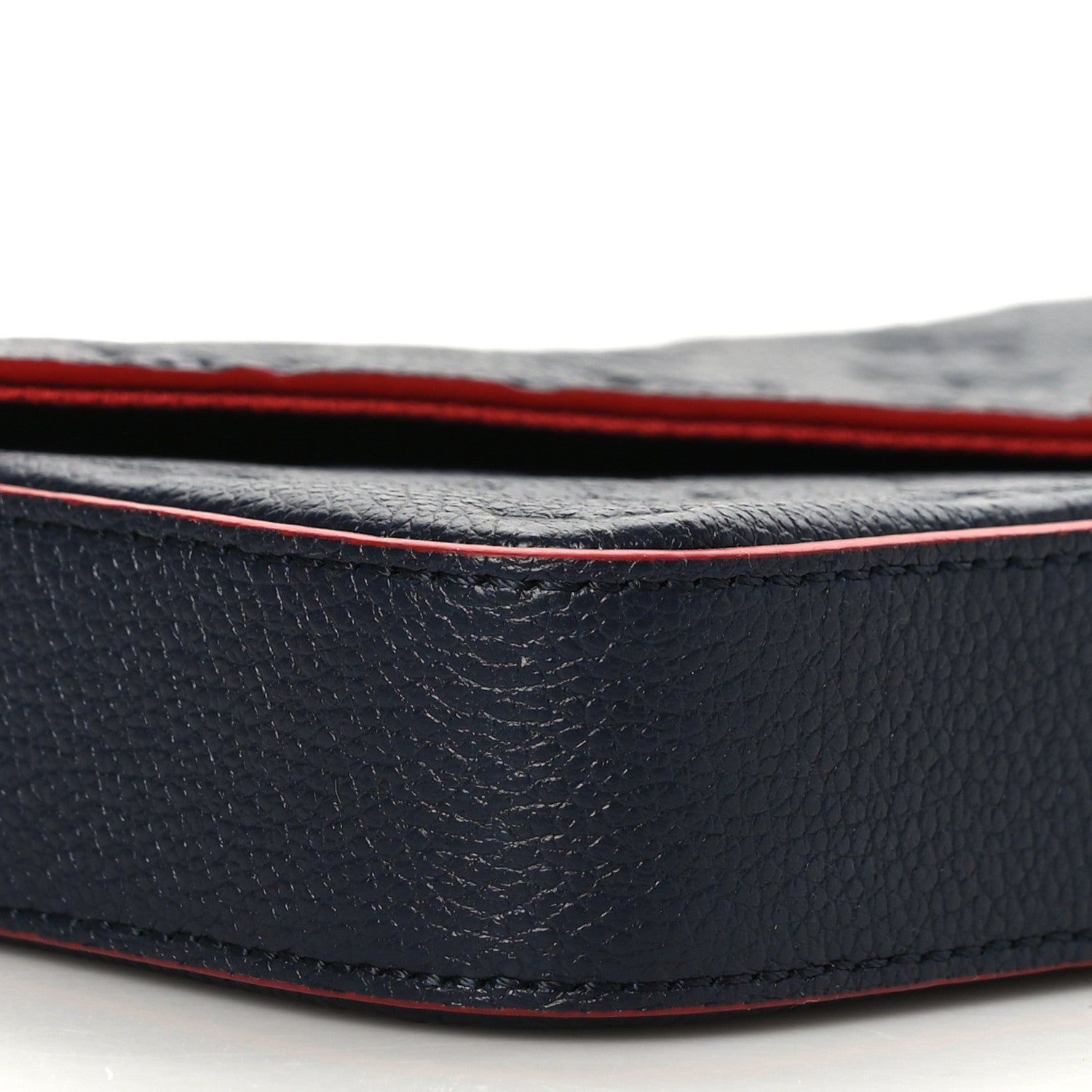 Louis Vuitton Empreinte Pochette Felicie Chain Wallet Marine Rouge 8 of 9