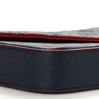 Louis Vuitton Empreinte Pochette Felicie Chain Wallet Marine Rouge 8 of 9